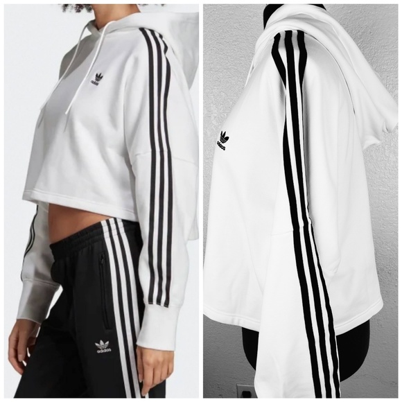adidas Tops - Adidas Cropped Hoodie